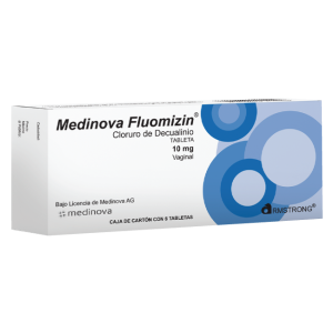 Paquete 10+3 Medinova - Fluomizin Cloruro de Decualinio