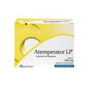 Paquete 10 piezas Atemperator LP tab 600mg  c/20 – Valproato de magnesio