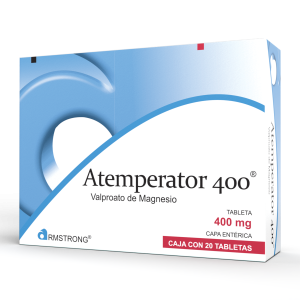 Paquete 8 piezas Atemperator 400mg  c/20 – Valproato de magnesio